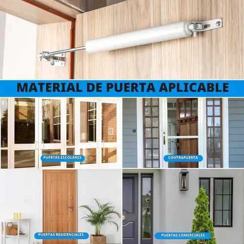Vista 4 de Kit de cierre para puerta de tormenta y mosquitera MaxxGeek, cierre para puertas de tormenta fuertes Juego de cierre de botón de presión