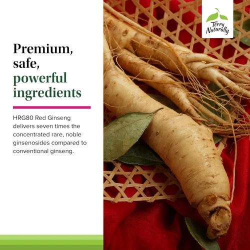 Vista 5 de Terry Naturally HRG80 Red Ginseng - Mejora sexual femenina - Suplemento dietético para circulación, resistencia y apoyo energético - Apoyo