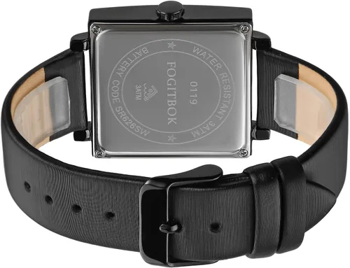Vista 8 de Reloj de cuero impermeable para mujer, reloj de pulsera de cuarzo para muñecas pequeñas, diseño fino