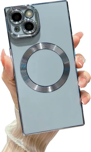 Vista 77 de Owncase Funda Magnética para iPhone 11, (Compatible con MagSafe) (Protección Completa de Lente de Cámara) (Esquinas Reforzadas) Funda Parachoques
