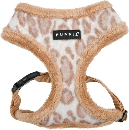 Vista 14 de Puppia Alyssa - Arnés para perro sobre la cabeza, cálido para invierno, con patrón de flores, ajustable en el pecho, para perros pequeños