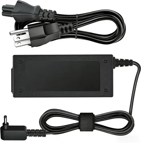 Vista 9 de Cargador para portátil de 45 W compatible con portátiles Acer Aspire 1 3 5 N20C5/N23C3/N23H1, ADP-45FE F, PA-1450-26; Cable de alimentación
