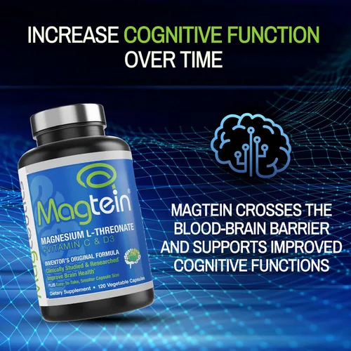 Vista 7 de Magtein Magnesium L-Threonate 120 Capsule and Magceutics MagteinPRO 90 Cápsulas - Bundle