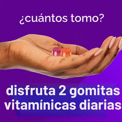 Vista 8 de vitafusion Suplementos de gomitas probióticas, suplementos nutricionales probióticos con sabor a frambuesa, melocotón y mango, 70