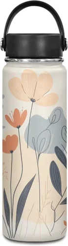 Vista 17 de ZOUTAIRONG Botellas de agua aisladas con asa para niños del 4 de julio, botella de agua metálica de acero inoxidable para niños, botella de agua