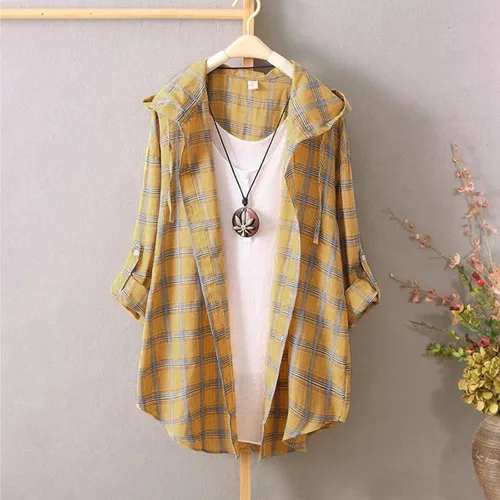 Vista 3 de Women Casual Solid V Neck Lace Embroidery Hollow Splice Short Sleeve Loose Blouse Top Denim Shirts for Juniors