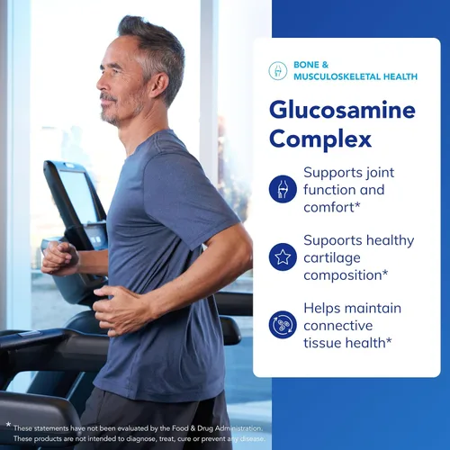 Vista 3 de Pure Encapsulations Complejo de glucosamina Suplemento dietético Soporte para cartílago* con manganeso 180 cápsulas
