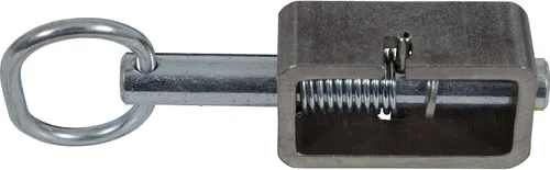 Vista 3 de Buyers Products B2598LP Soldadura - Conjunto de cerrojo con resorte de 5/8" con tubo liso y émbolo extendido de 1.31", pasador tratado térmicamente