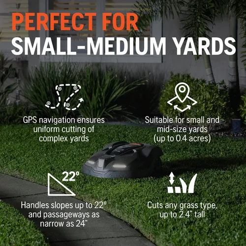 Vista 6 de Husqvarna Cortacésped robótico Automower 430XH, yardas medianas y grandes (0.8 acres)