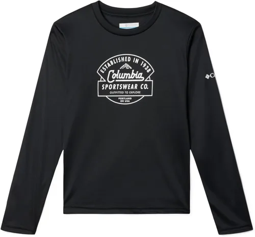 Vista 7 de Columbia Camiseta Grizzly Peak Ls Graphic para niño Negro Gema Berg
