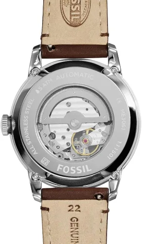 Vista 5 de Fossil - Reloj de pulsera automático y mecánico de estilo Townsman en acero inoxidable para hombre