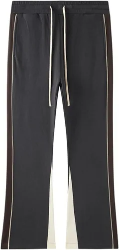 Vista 3 de Pantalones deportivos de gamuza sintética para mujer, pantalones de baile acampanados para hombre