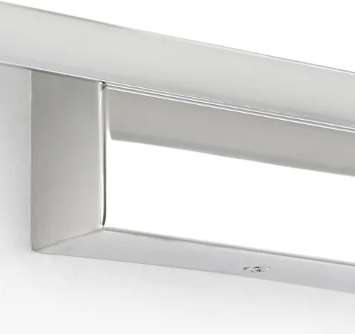 Vista 8 de Barra de luz LED moderna para tocador de baño (16 pulgadas, blanco frío 6000 K), accesorios de iluminación de pared de baño de acrílico moderno