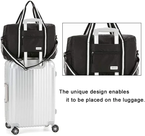 Vista 3 de Bolsa de viaje plegable Arxus impermeable y ligera