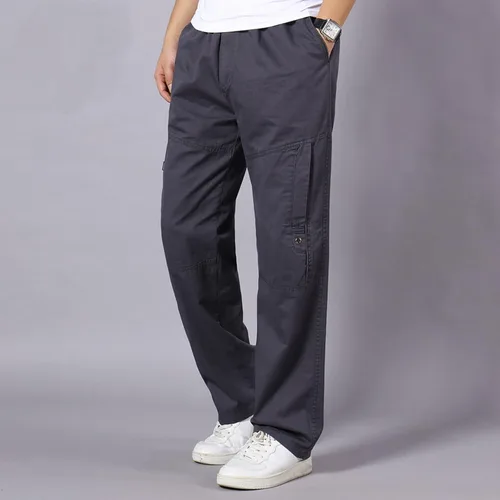 Vista 2 de SUTIL Men's Hiking Cargo Pants Lightweight Outdoor Travel Pants with Multi-Pockets for Fishing Camping Work