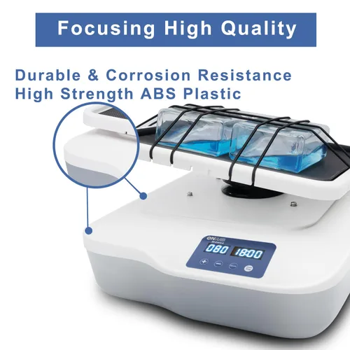 Vista 6 de ONiLAB Coctelera digital LED 3D de velocidad ajustable 10-70RPM, Angel 9°