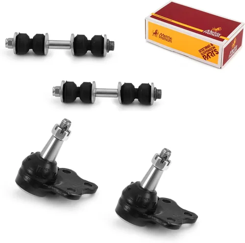 Vista 284 de Metrix Premium Chassis Parts - Juego de 4 piezas de articulación de rótula superior y barra estabilizadora delantera para Ford Ranger RWD 1998-2011