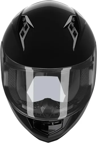 Vista 3 de GLX GX11 - Casco compacto de motocicleta, negro, pequeño, cara completa con visera tintada, aprobado por DOT El arte de la comodidad cómoda