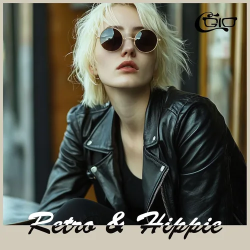 Vista 3 de CGID Gafas de sol polarizadas redondas retro para hombre y mujer, círculo, metal, hippie, protección UV400, E01