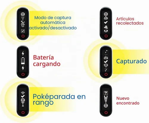 Vista 4 de Brook Pocket Auto Catch - Auto Catch compatible con Pokemon Go Plus - Atrapar Pokemon y recolectar elementos nunca fue tan fácil