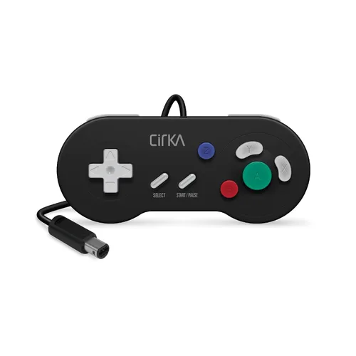 Vista 5 de CirKa Digital Wired Controller for GameCube (GC)- (Black)
