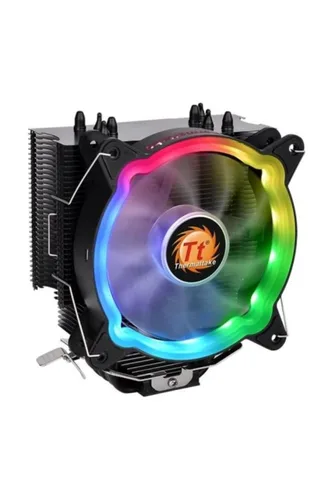 Vista 9 de Thermaltake 95W Gravity A2 Enfriador de CPU para Escritorio, Ventilador de Refrigeración de Extrusión de Aluminio de 92 mm, 4 Pines PWM 1200~3500rpm
