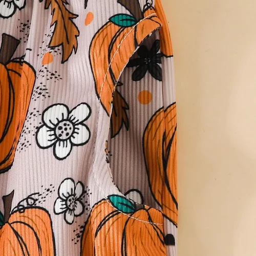 Vista 4 de Halloween Sweatshirt Kids Toddler Girl Pumpkin Halloween Costume Halloween Costume for Girls