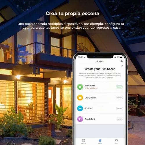 Vista 4 de Interruptor inteligente Wifi, interruptor de luz Wifi, 2 paquetes, compatible con Alexa y Google Home, control remoto de aplicación con función