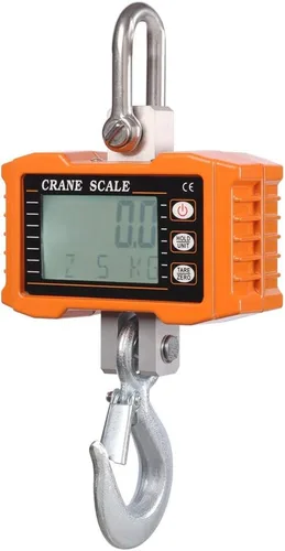 Vista 8 de iDili 2,204.6 lbs 2000LBS 1T Báscula digital de aluminio para grúa pesada Escala colgante compacta OCS-S1 Pantalla LED de tipo inteligente 1.1 lbs