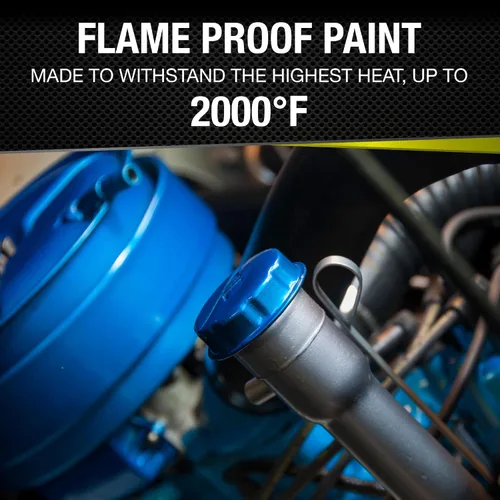 Vista 4 de VHT SP130 550° - Pintura en aerosol de esmalte para motor de alta temperatura, color negro mate – lata de 11 oz