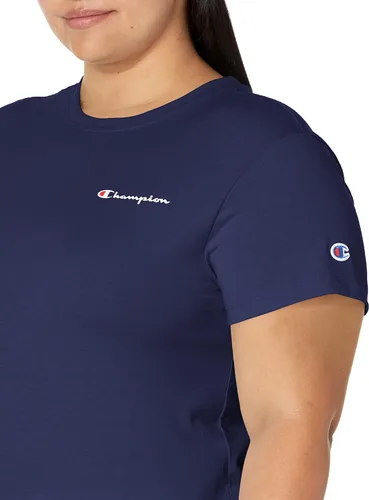 Vista 3 de Champion Classic - Camiseta de manga corta, diseño con texto "Left Chest Script