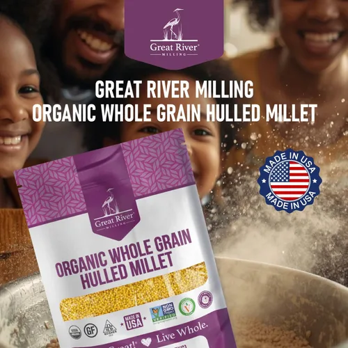 Vista 8 de Great River Milling - Mijo orgánico descascarillado, sin gluten, 5 libras