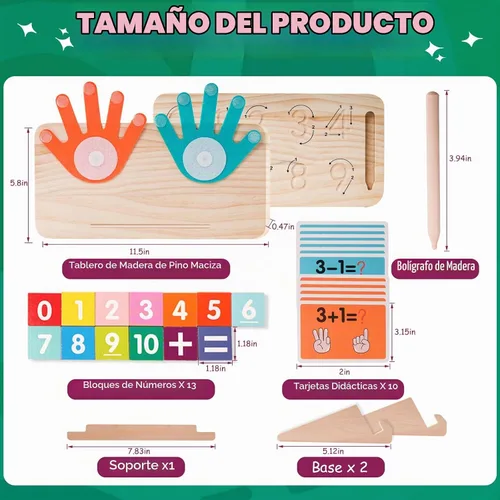 Vista 5 de Juguetes educativos Montessori, regalos de cumpleaños para niños de 3 a 6
