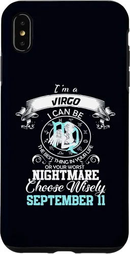 Vista 11 de Virgo Zodiac Sign Astrology Horoscope September 11 Birthday Case for iPhone 17