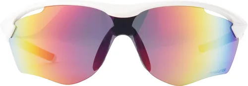 Vista 3 de Rawlings Cleat Chaser Blade - Gafas de sol deportivas para hombre, color blanco brillanteespejo arcoíris, 2.73 pulgadas, Shiny White