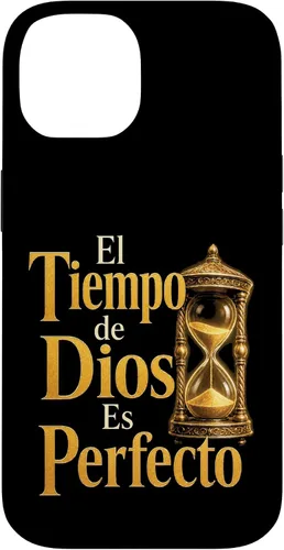 Vista 4 de Fe Cristiana El Tiempo De Dios ES Perfecto Hourglass Case for iPhone Air