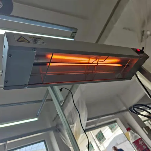 Vista 2 de KOUDA Calentador de tiras de 24 pulgadas con soporte ajustable, tira de 500 W, lámpara de calor para encimera, calentador de alimentos infrarrojos