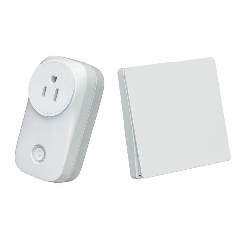 Vista 6 de Skywin Toma de corriente inalámbrica e interruptor de luz cinética sin batería, interruptor de luz inalámbrico para lámparas y electrodomésticos