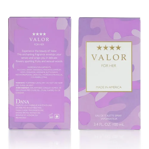 Vista 4 de Valor by Dana Eau De Toilette Spray para mujer de 3.4 oz