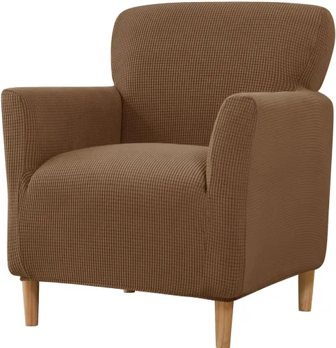 Vista 21 de XMAYODS Funda para silla de club, fundas suaves y elásticas para silla de sala de estar y dormitorio, funda para silla de bañera, funda lavable