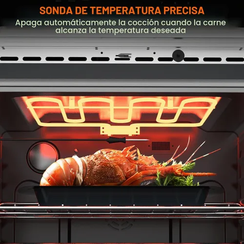 Vista 5 de LinTimes Acero inoxidable 30 "Control táctil Horno incorporado HEW3001 - Cajón de microondas, Encimera de microondas, Horno de panel táctil