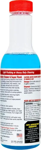 Vista 2 de Rislone Hy-Per Cool limpiador y súper descarga para radiador, de 16 oz
