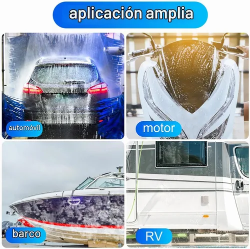 Vista 7 de Tanlade 2 Cabezales de Cepillo de Lavado de Autos con Cerdas Suaves para Detalles, Cepillo de Limpieza de Auto con Flujo Continuo, Equipo de Lavado