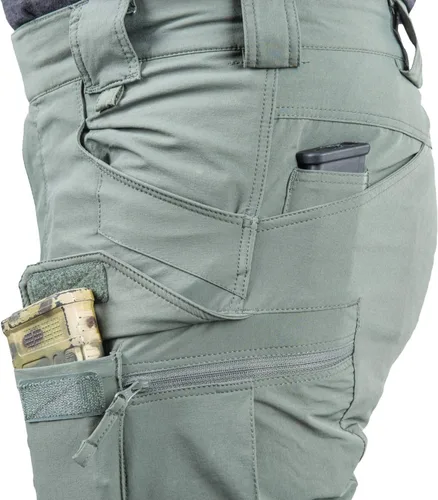 Vista 7 de Helikon-Tex OTP Pantalones Tácticos para Exteriores - Senderismo, Aplicación de la Ley, Pantalones de Trabajo Adaptive VersaStretch Verde