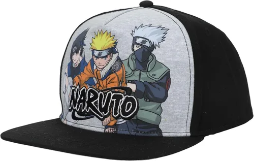 Vista 3 de Bioworld Gorra Naruto Sasuke Naruto & Kakashi Juventud El Snapback Multicolor, Multi colorido