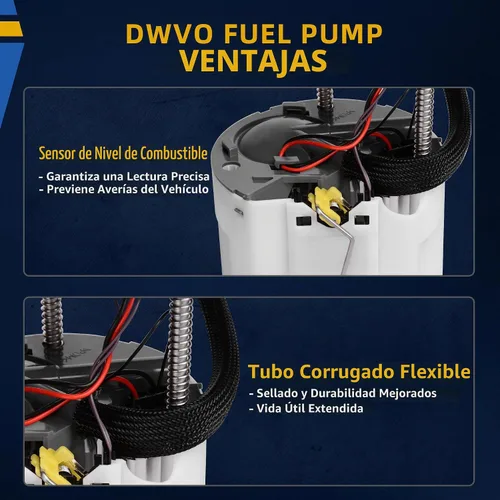 Vista 5 de DWVO Bomba de combustible compatible con Chevy Avalanche 1500 2004-2007/Suburban 1500/Cadillac Escalade/GMC Yukon XL 1500 5.3L 6.0L 6.2L