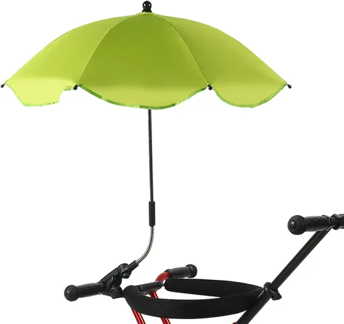 Vista 18 de TITA-DONG Paraguas para silla con abrazadera, silla de playa ajustable universal, con protección UV, sombrilla para silla de patio, silla de playa
