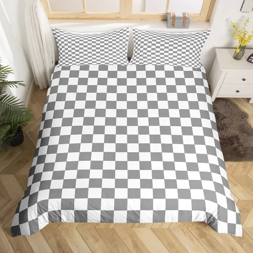 Vista 34 de Manfei Juego de ropa de cama de silueta de ciervo, tamaño individual, funda de edredón con patrón de flechas y cuernos con 1 funda de almohada