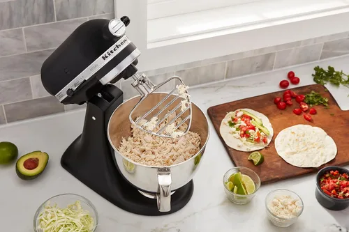 Vista 7 de Batidor de masa KitchenAid para mezcladoras de pie con cabeza inclinada de 4.5/5Q, acero inoxidable - KSMPB5SS