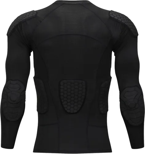 Vista 2 de TUOY Padded Shirt Rib Protector Compression Protective Shirt Adult Sizes